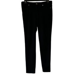 Womens Nine West Jeans Black Low-Rise Skinny Leg Fit Rayon Blend Size 27/4R READ